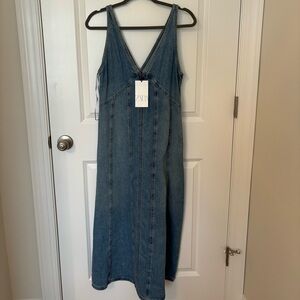 Zara Denim Midi Dress